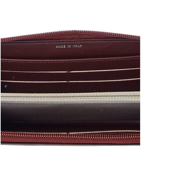 Chanel Burgundy Quilted Lambskin Leather Wallet on Chain (Authentic Pre-Owned) - Picture 4 of 5